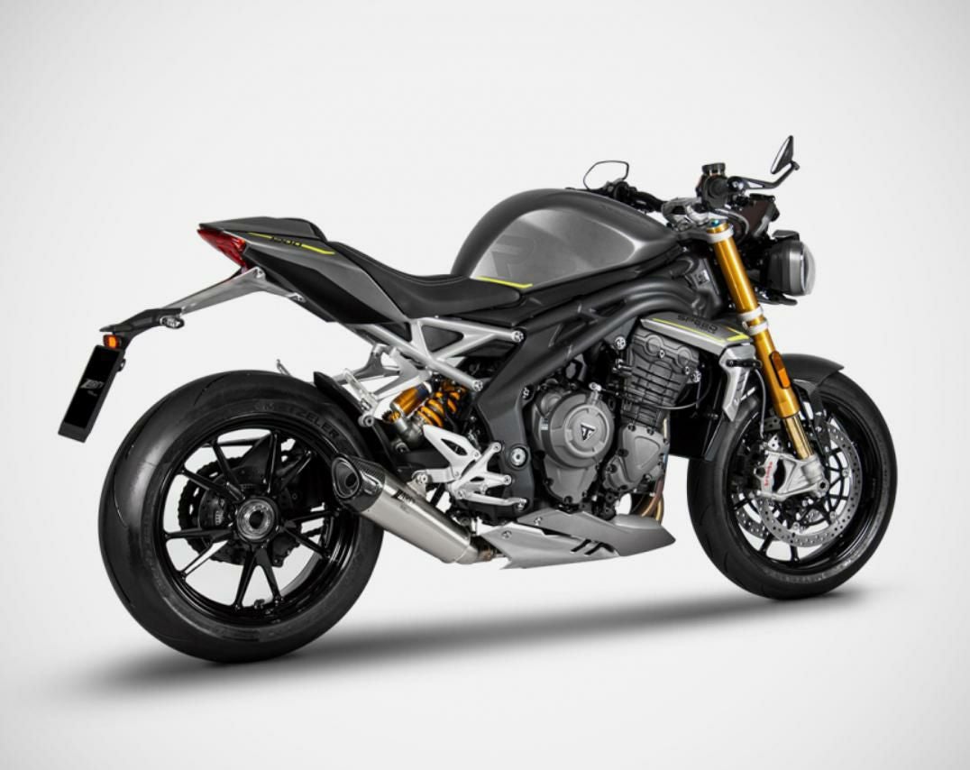 スピードトリプル1200RS/RR 21-24 チタン製レーシングスリップオン
