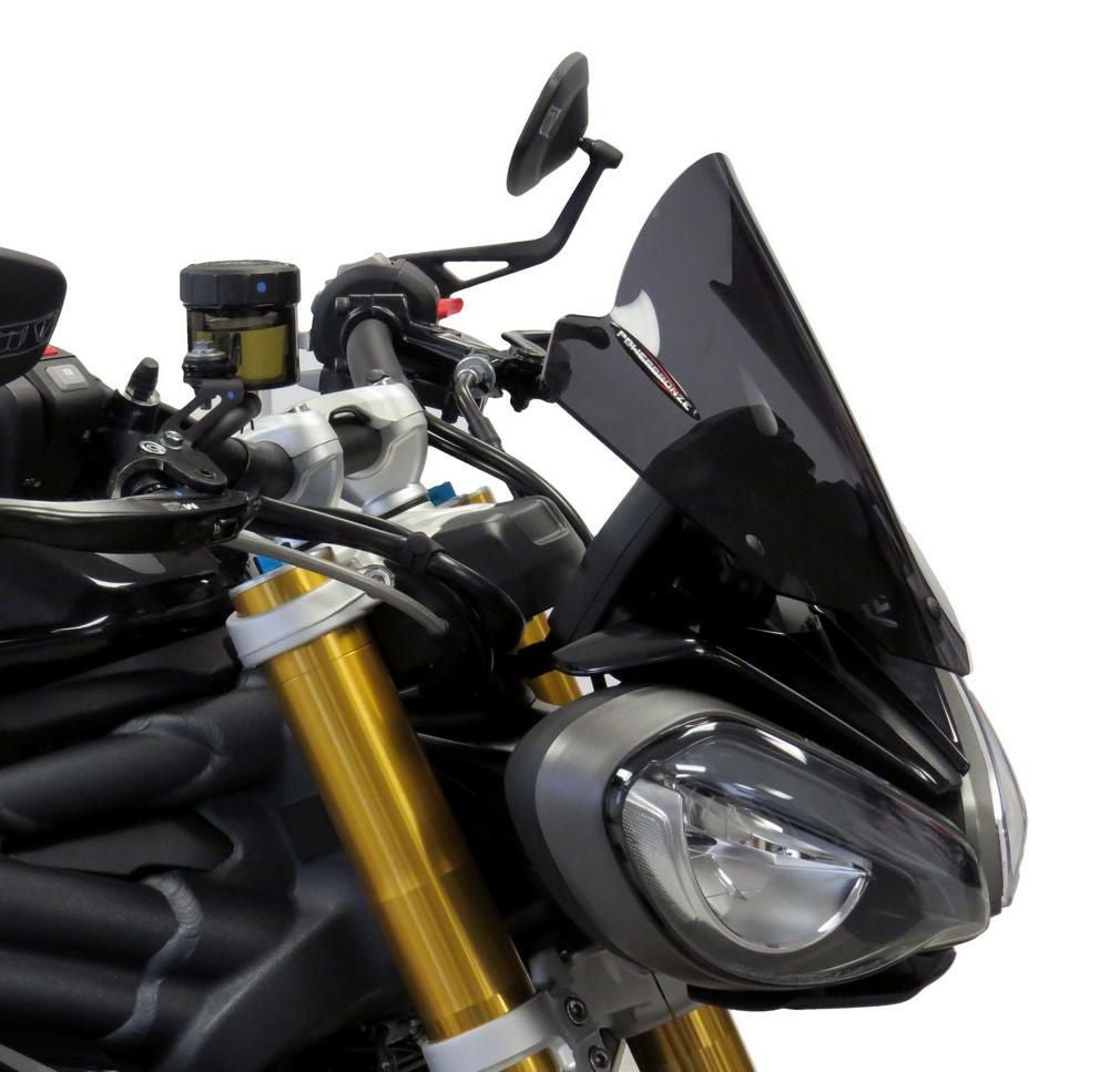 スピードトリプル1200RS スクリーン シールド ダークスモーク プーチ