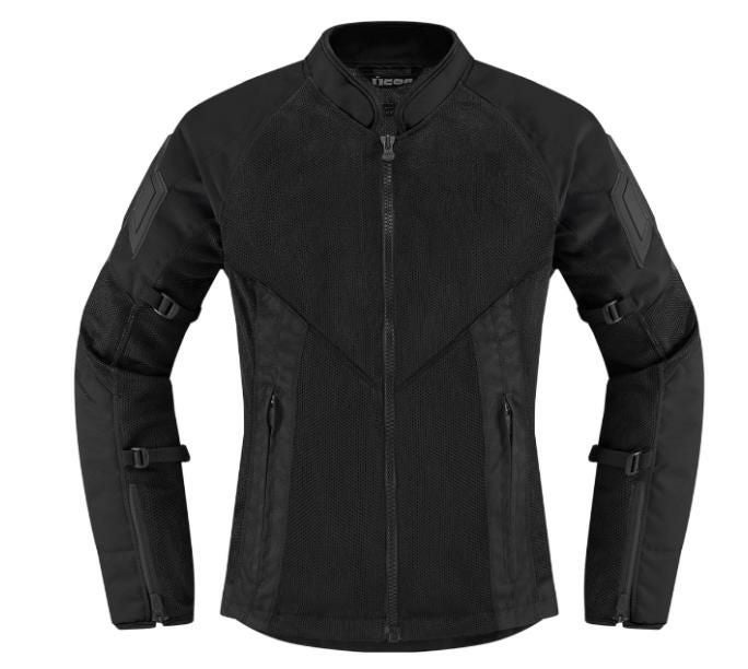 ICON レディース メッシュAF ジャケット ブラック_1