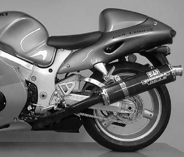 ハヤブサ 隼 99-07 RS-3 ステンレス ディアル スリップオンマフラー
