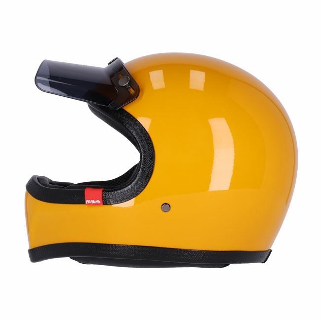 美品 Roeg PERUNA イエロー M フルフェイス ヘルメット Roeg Peruna モトスタイルヘルメット サンセット・イエロー | バイク