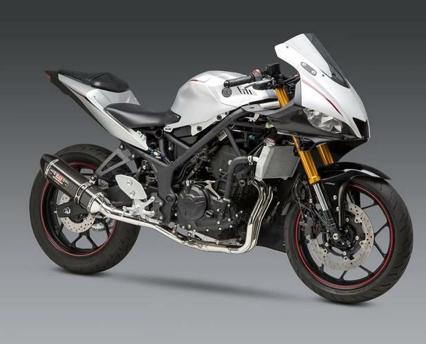 YZF-R25/YZF-R3 15-21 レース R-77 カーボン/ステンレス フル