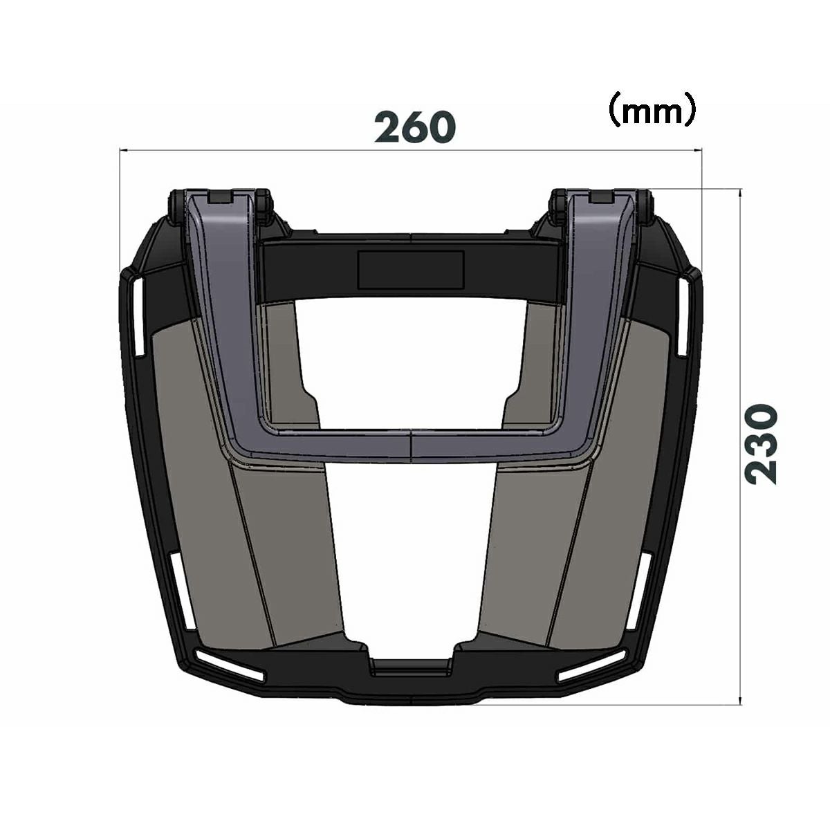 ホンダ NT1100 2022～2024 トップケース用キャリア イージーラック ブラック Hepco & Becker_3