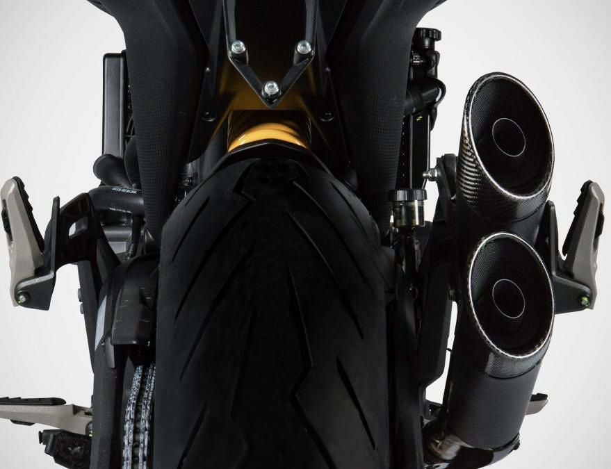 DUCATI モンスター937 21- ブラック/カーボン スリップオンマフラー