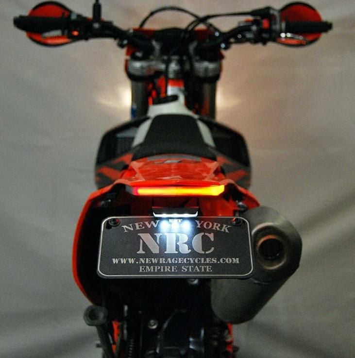 KTM 350EXC-F 17-19 LEDリアウインカー/フェンダーレスキット New Rage