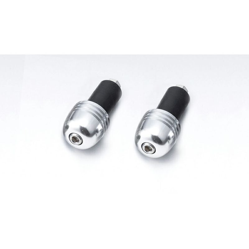 KIJIMA ビッグヘッド・アルミバーエンドキャップセット シルバー_1