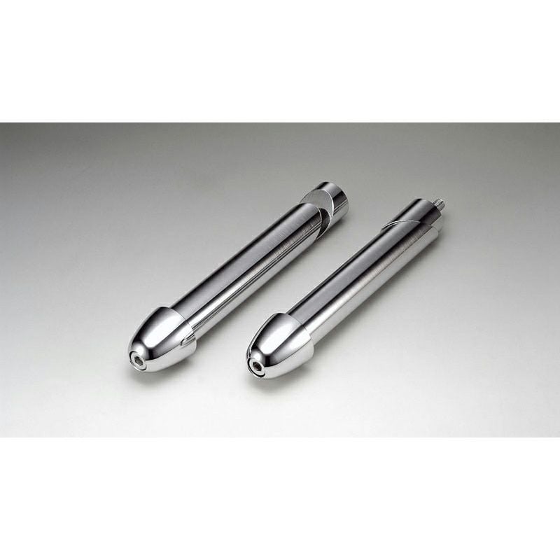 KIJIMA 1インチハンドル用 バーエンドウエイトセット クローム_1