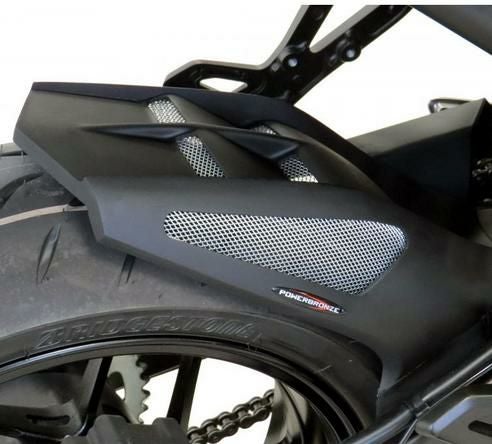 XSR900, TRACER 9/GT 21- リアフェンダー/チェーンガード ブラック