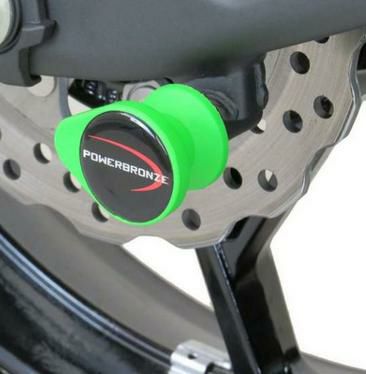XSR900, MT-09, TRACER 9/GT アクスルスライダー グリーン POWER