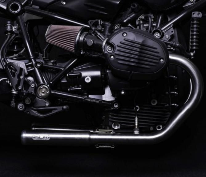 BMW RnineT フルエキゾースト マフラー シルバー FCRオリジナル
