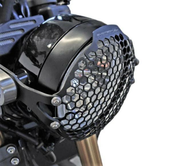 YAMAHA 16-21 XSR900 純正ヘッドライト MOTODEMIC 7インチ EVOスタンダード LEDヘッドライト グラファイト