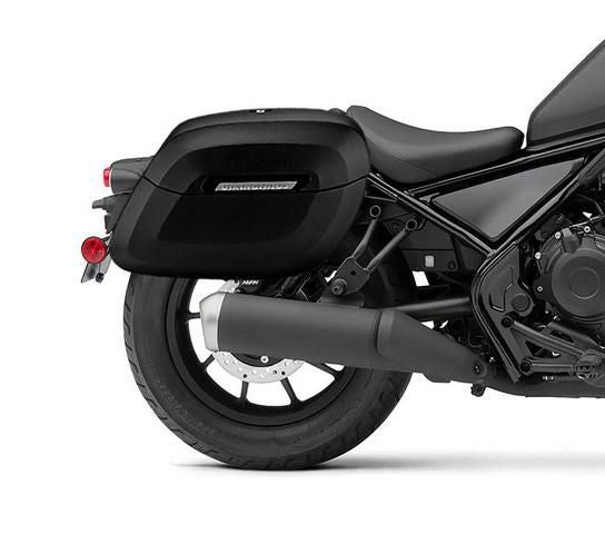 レブル500 サドルバッグ ラメラ レイブン レザー ハードケース VIKING