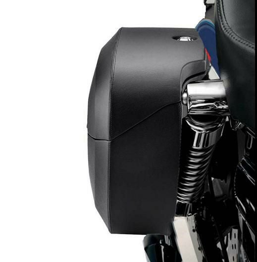 レブル500 サドルバッグ ラメラ レイブン レザー ハードケース VIKING