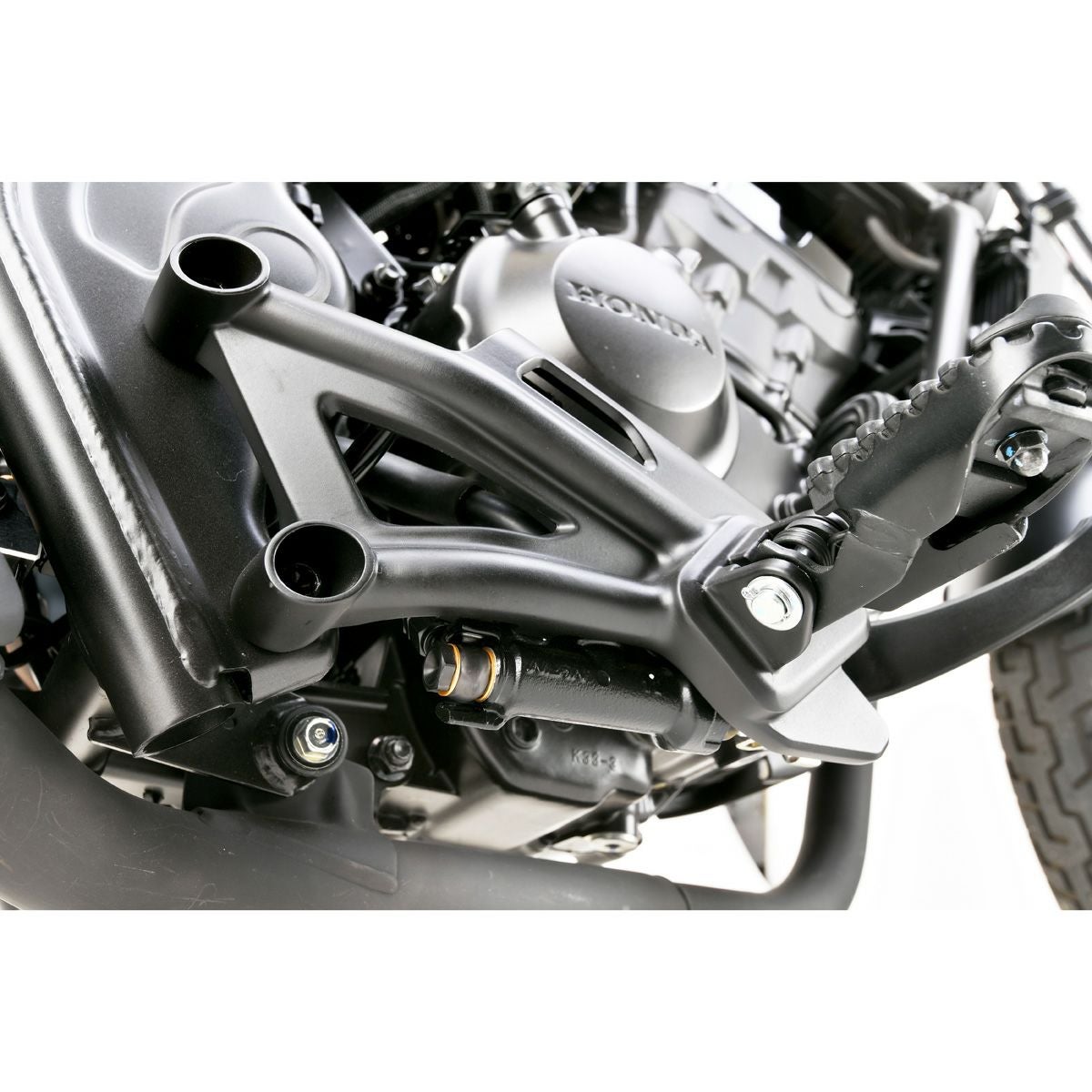 ホンダ レブル250 リアブレーキホース ステンレスブラック SWAGE-LINE