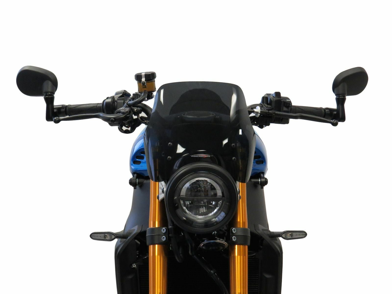 XSR900 2022- スクリーン 225mm パワーブロンズ | バイクカスタム