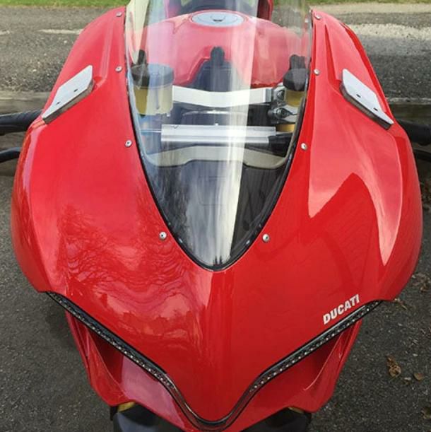 ドゥカティ 1299パニガーレ ミラーブロックオフ LED ウインカー New