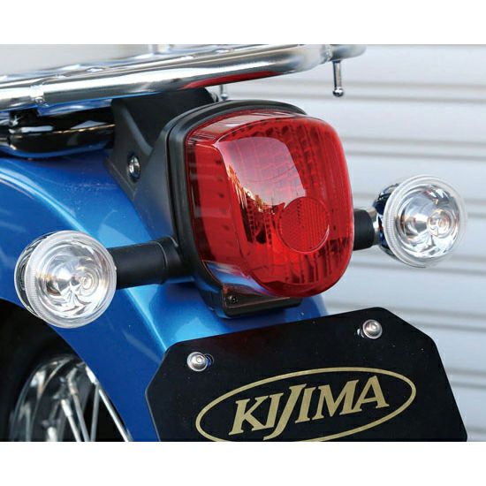 ホンダＣＢＸ400F キジマメッキヒューズカバー　クリアーウインカーレンズ ホンダ スーパーカブ、クロスカブ ウィンカーレンズセット(バルブ付き