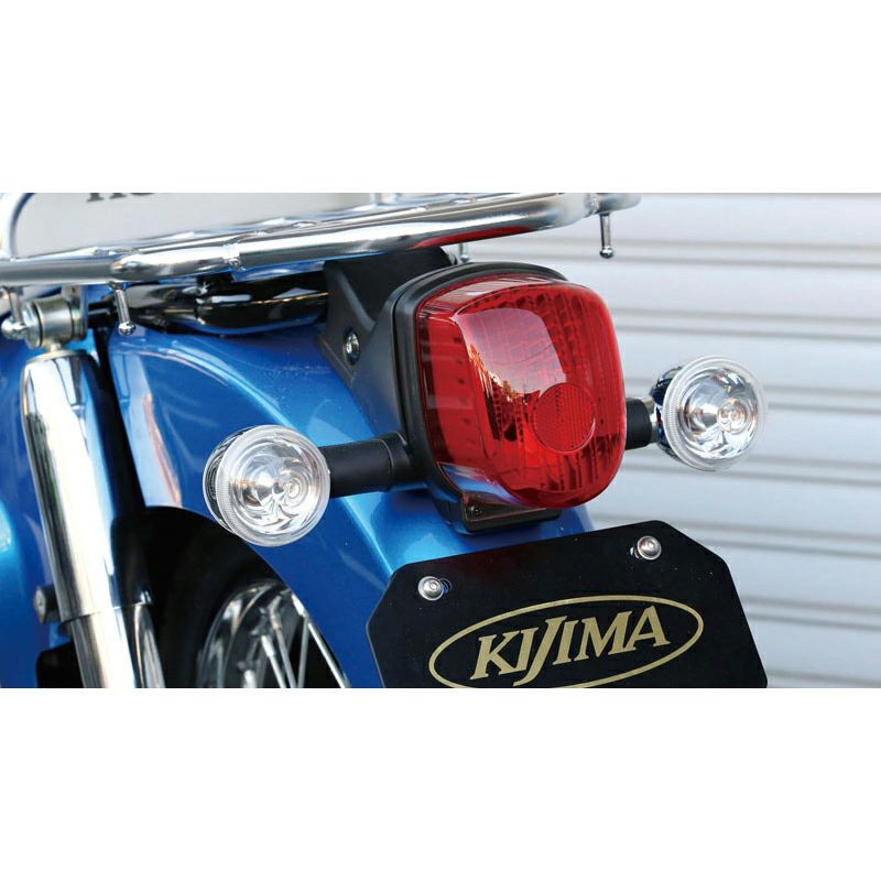 ホンダＣＢＸ400F キジマメッキヒューズカバー　クリアーウインカーレンズ ホンダ スーパーカブ、クロスカブ ウィンカーレンズセット(バルブ付き