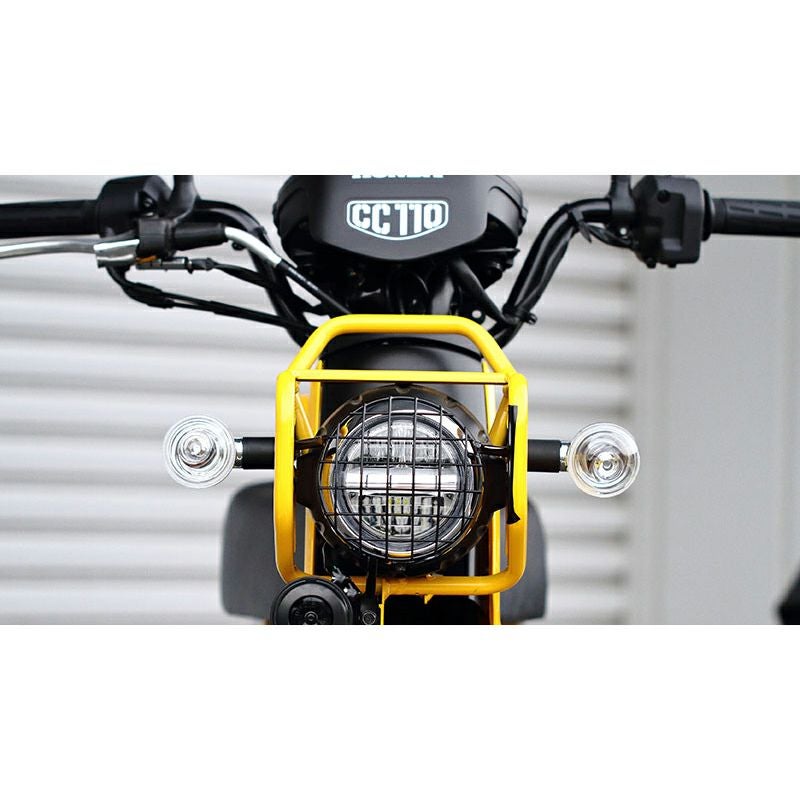 ホンダ クロスカブ ヘッドライトガード ブラック KIJIMA | バイク