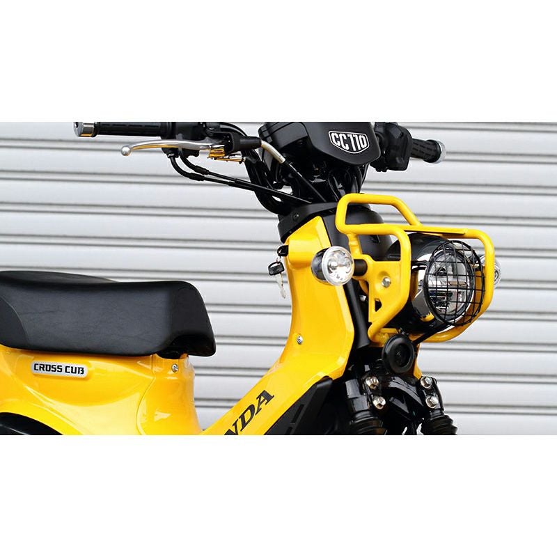 ホンダ クロスカブ ヘッドライトガード ブラック KIJIMA | バイク