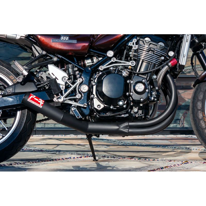 カワサキ Z900RS/CAFE 手曲げショート管集合マフラー(JMCA認証) アーキ