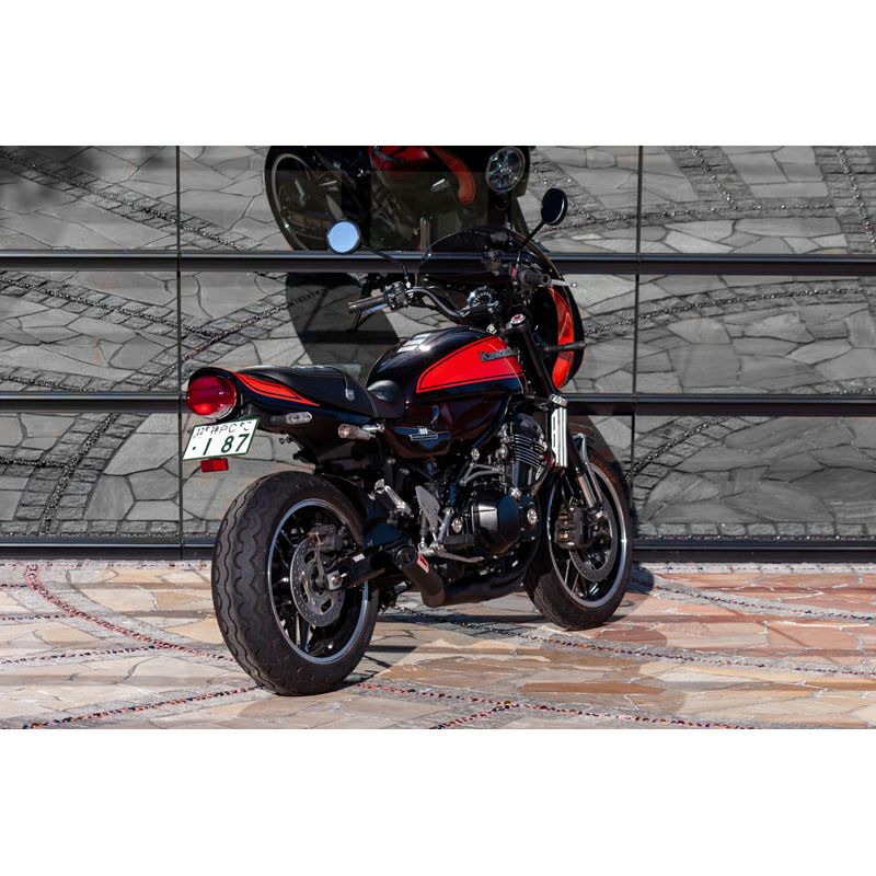 カワサキ Z900RS/CAFE 手曲げショート管集合マフラー(JMCA認証) アーキ