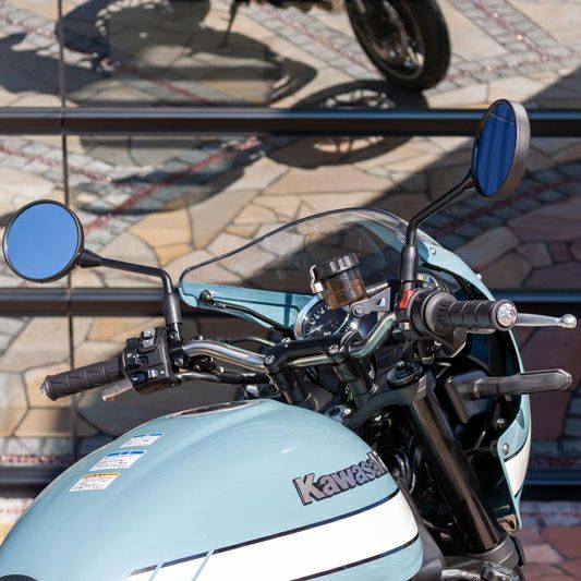 SUPER Z900RSCAFE カワサキ 32,2cm シルバープレート フードサービングショベル 大型シルバーハンドル BIKE アーキ ステンレスハンドルバー 調理器具