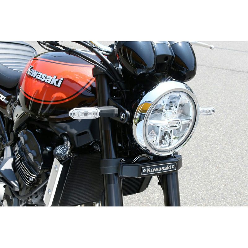 カワサキ Z900RS ステムエンブレム/マウントステーキット ブラック