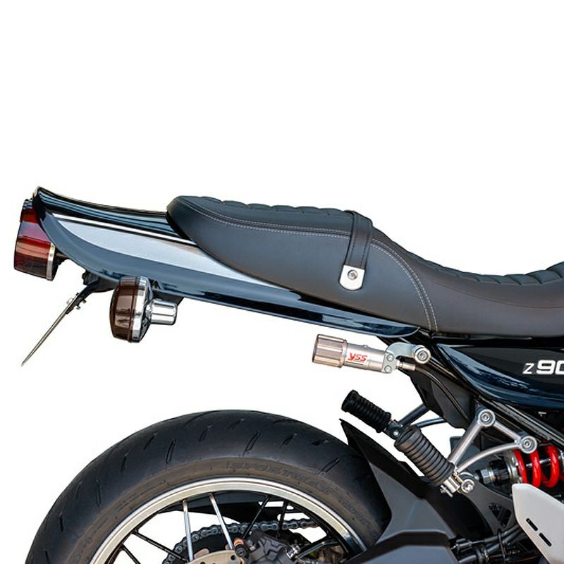 カワサキ Z900RS/CAFE ロングテールカウル エボニー x シルバーライン