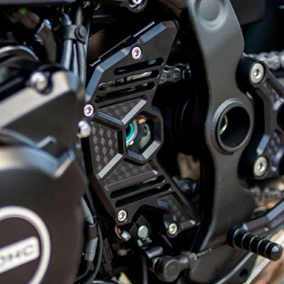 カワサキ Z900RS/CAFE ビレット・ハニカムスプロケットカバー マット 