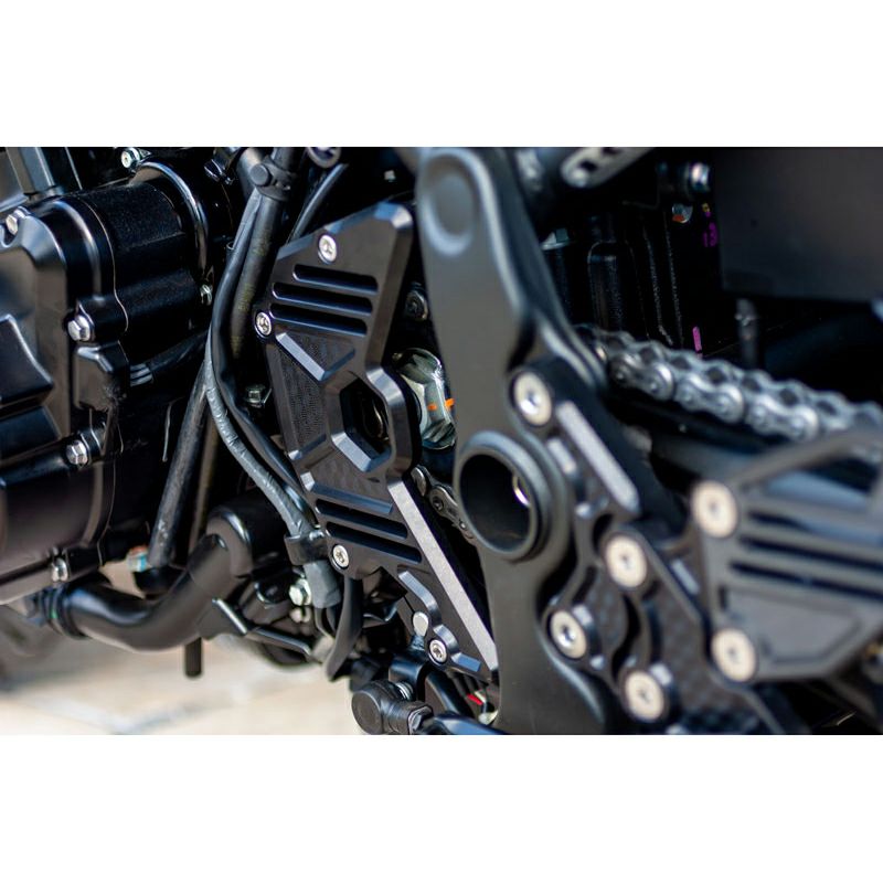 カワサキ Z900RS/CAFE ビレット・ハニカムスプロケットカバー マット