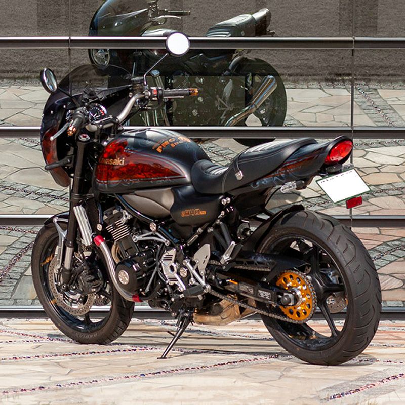 カワサキ Z900RS/CAFE ビレット・ハニカムスプロケットカバー
