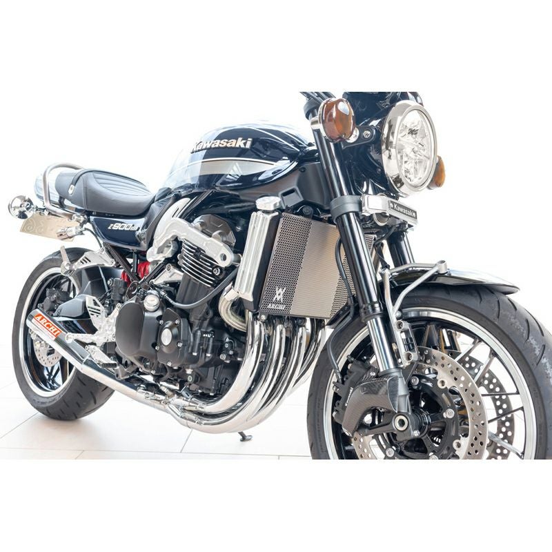 カワサキ Z900RS/CAFE ヘックス・ラジエターコアプロテクター シルバー