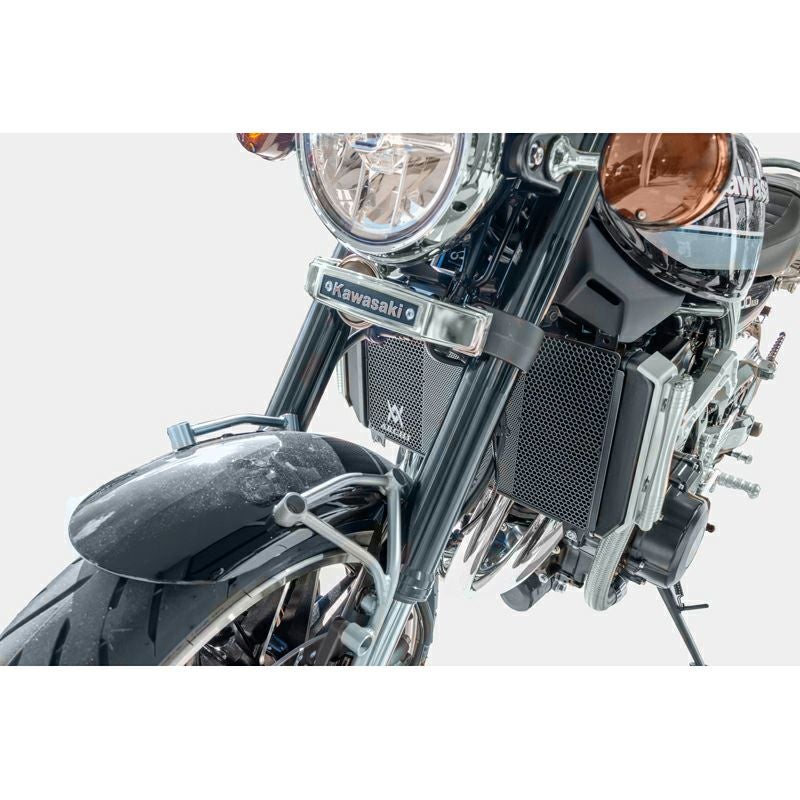 カワサキ Z900RS アーキ ヘックスコアプロテクター ブラック ヘックスコアプロテクター(ラジエターコアガード) ブラック Z900RS