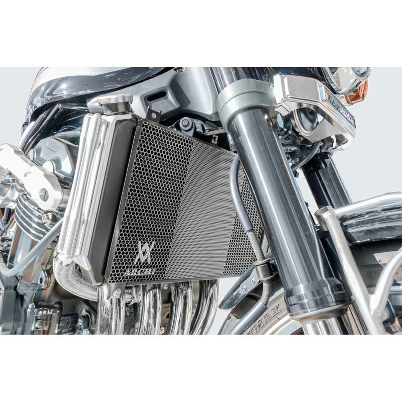 カワサキ Z900RS/CAFE ヘックス・ラジエターコアプロテクター ブラック