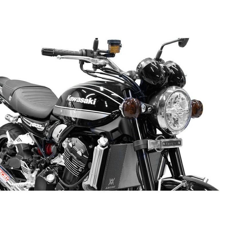 z900rs ヘッドライト　ライト　LED ライトケース　kawasaki カワサキ Z900RS/CAFE カーボンヘッドライトケース アーキ | バイク