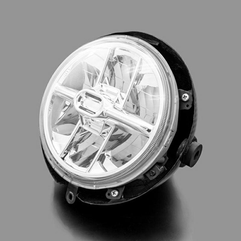 z900rs ヘッドライト　ライト　LED ライトケース　kawasaki カワサキ Z900RS/CAFE カーボンヘッドライトケース アーキ | バイク