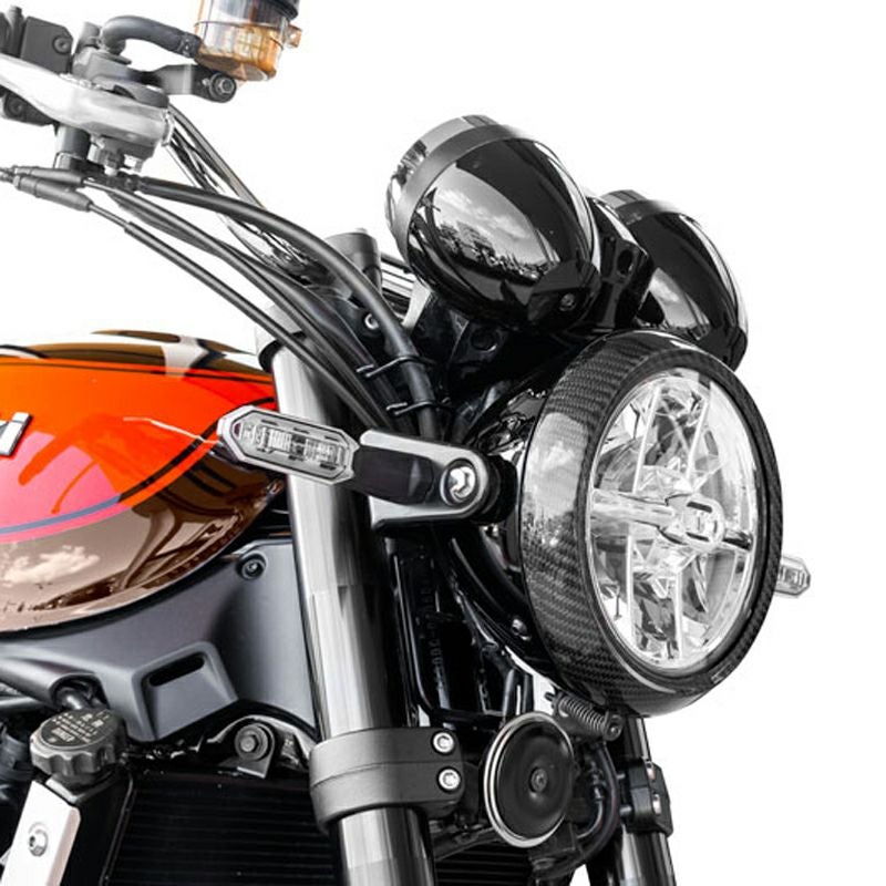 カワサキ Z900RS カーボンヘッドライトリム アーキ | バイクカスタム