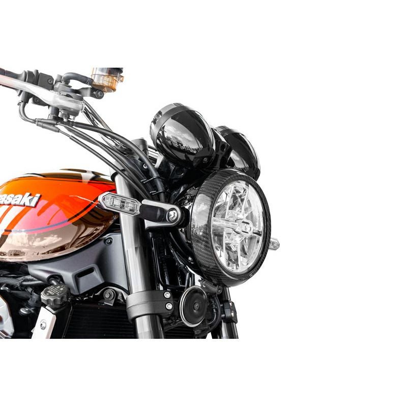 カワサキ Z900RS カーボンヘッドライトリム アーキ | バイクカスタム
