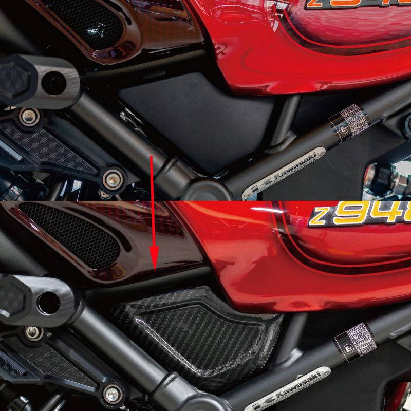 カワサキ Z900RS/CAFE カーボンABSカバー アーキ | バイクカスタム