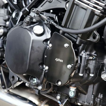 カワサキ Z900RS/CAFE/SE ドレスアップパルサーカバー ブラック KIJIMA_1