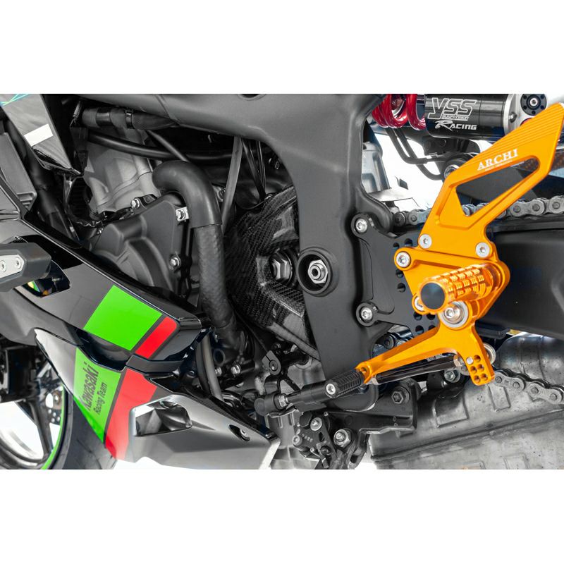 KAWASAKI Z750GP スプロケットカバー カワサキ [M-250407-34] WR3 ダブルアールスリー スプロケットカバー カラー：ブラック ZX-25R