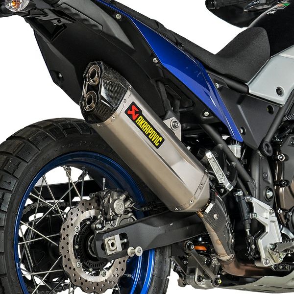 テネレ700用 アクラポビッチ スリップオンマフラー AKRAPOVIC テネレ700 (19-26) AKRAPOVIC スリップオンマフラー (JMCA認証) チタン