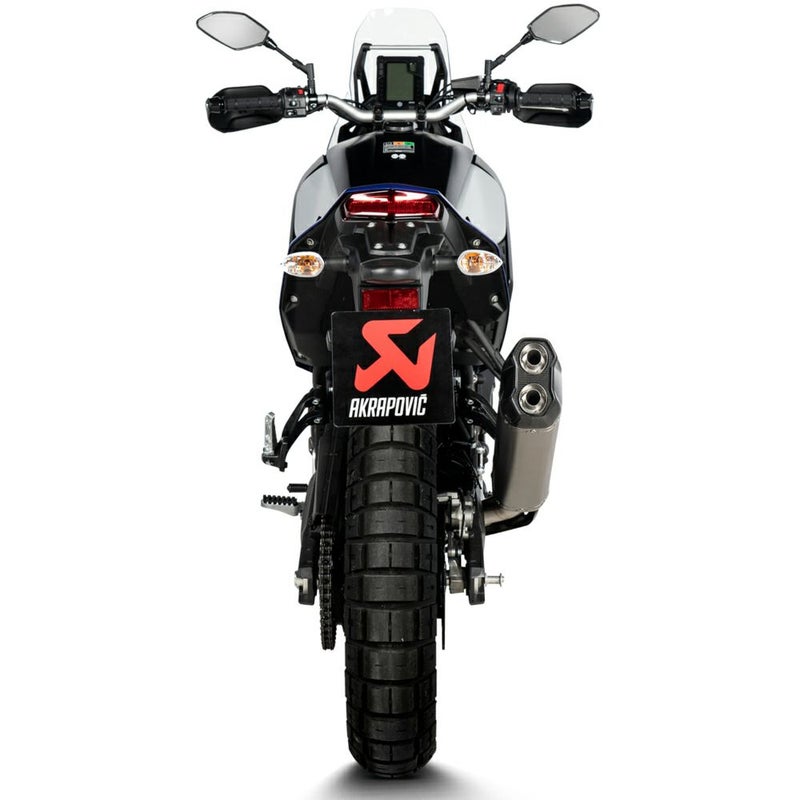 テネレ700 (19-26) AKRAPOVIC スリップオンマフラー (JMCA認証) チタン 