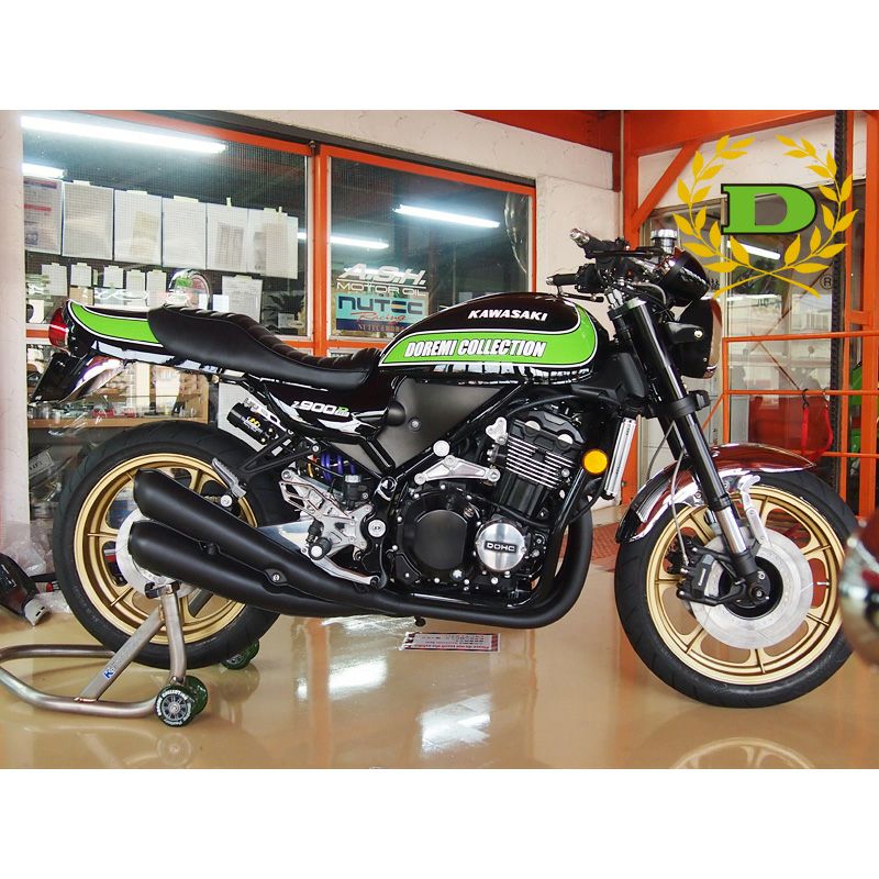 カワサキ Z900RS/CAFE 4本出しマフラー(レース専用) ブラック DOREMI