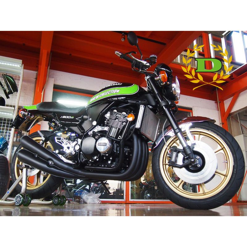 カワサキ Z900RS/CAFE 18-21 4本出しマフラー(JMCA認証) ブラック