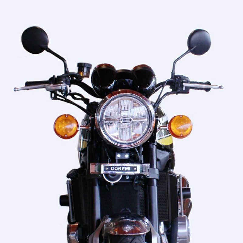 カワサキ Z900RS ヘッドライトアップステーキット(ブラック) DOREMI
