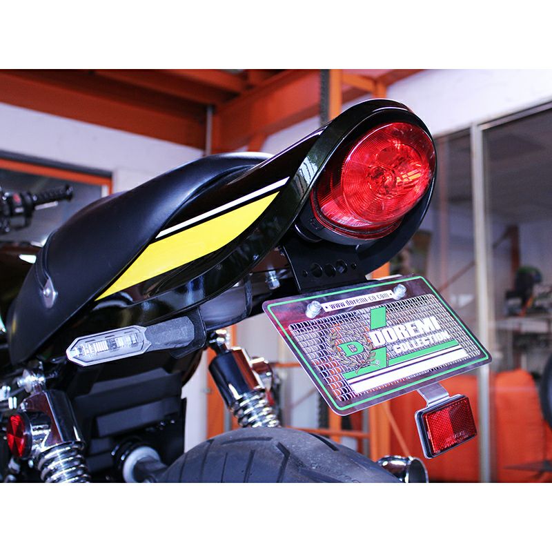 な*べ様 Z900RSロングテールフェンダーレスセット　タイガーカラー　ドレミコ カワサキ Z900RS/CAFE フェンダーレスキット(ナンバー新基準対応