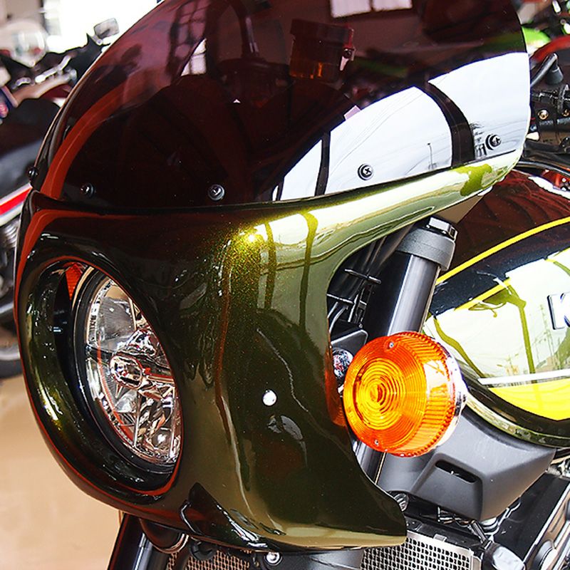 Kawasaki Z900RS カスタム　アンダーカウル グリーン ☆新品未使用！Kawasaki/Z900RS/CAFE/アンダーカウル/ヴィンテージ
