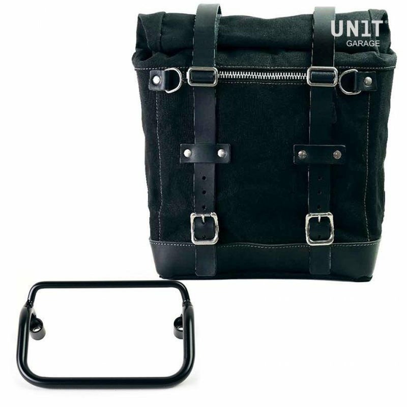 BMW R18 サイドバッグ キャンバス ブラック 22-30L ユニットガレージ_1